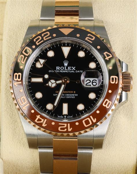 rolex rose gold gmt root beer|rolex gmt root beer price.